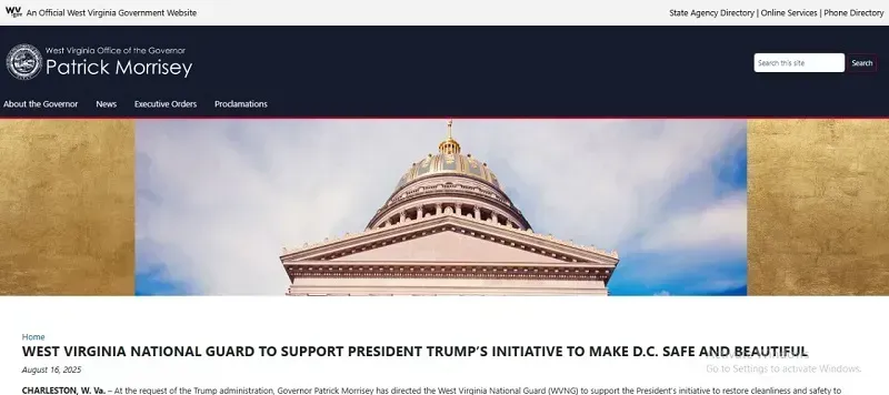 Ba tiểu bang do GOP lãnh đạo triển khai Vệ binh Quốc gia đến Washington D.C