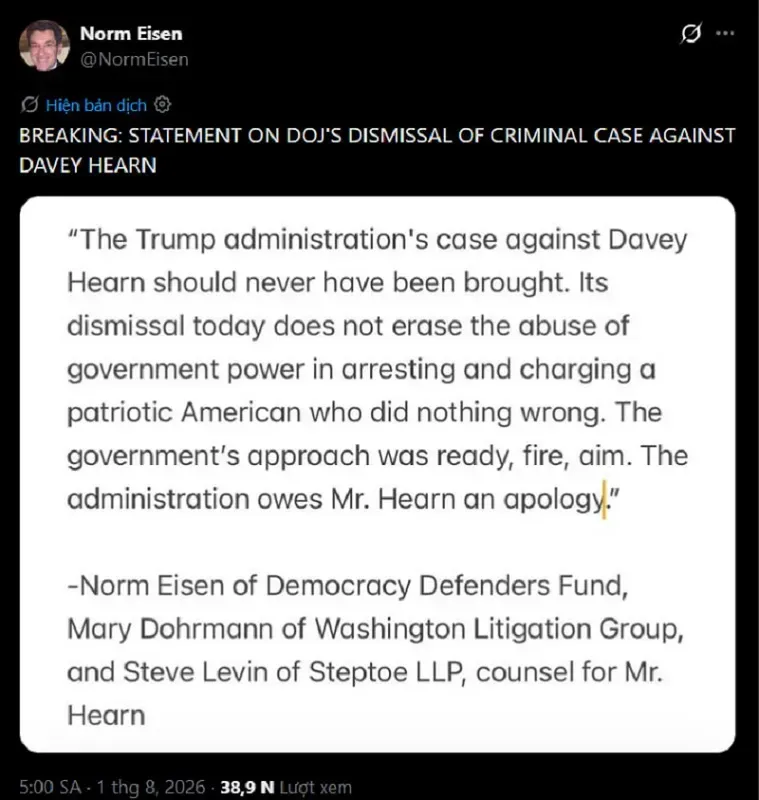 vu-ho-phan-chieu-bi-hu-hai-doj-huy-cao-buoc-hinh-su-1.webp Vụ hồ phản chiếu bị hư hại, DOJ hủy cáo buộc hình sự
