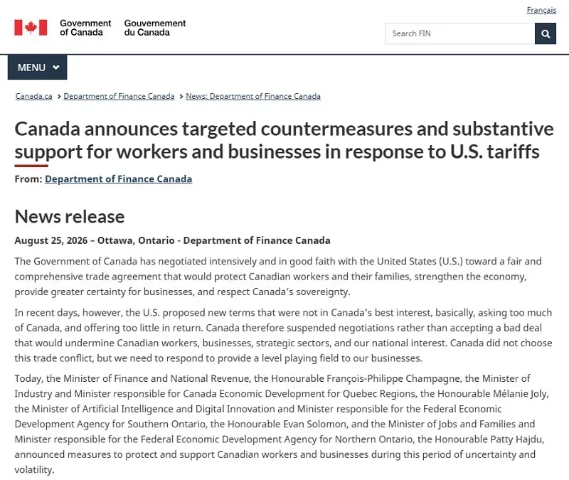 canada-ap-thue-toi-50%-len-20-ty-usd-hang-nhap-khau-tu-hoa-ky-1.webp Canada áp thuế tới 50% lên 20 tỷ USD hàng nhập khẩu từ Hoa Kỳ
