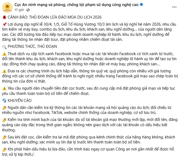 Cảnh gi&aacute;c chi&ecirc;u tr&ograve; &ldquo;lừa đảo&rdquo; tiền cọc tour, v&eacute; m&aacute;y bay trong m&ugrave;a du lịch