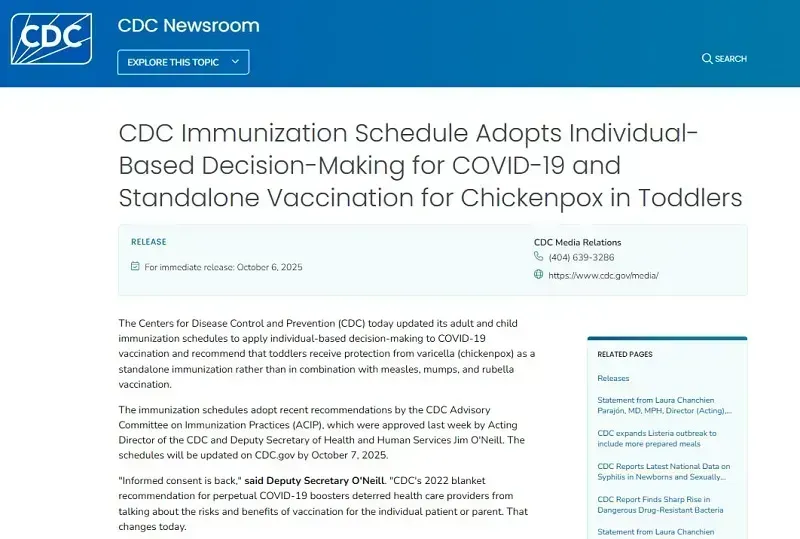 CDC cập nhật hướng dẫn về vaccine Covid-19, tranh cãi có kết thúc?