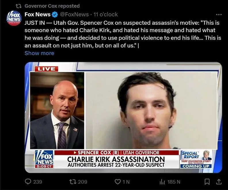 Hoa Kỳ bắt giữ thành công nghi phạm ám sát Charlie Kirk Hoa Kỳ bắt giữ thành công nghi phạm ám sát Charlie Kirk