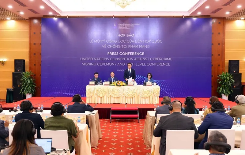 Họp báo thông tin về Lễ mở ký Công ước Hà Nội Họp báo thông tin về Lễ mở ký Công ước Hà Nội