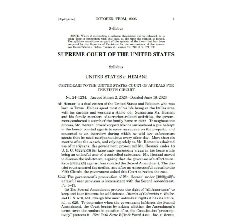 scotus-bat-den-xanh-de-nguoi-dung-chat-cam-so-huu-sung-2.webp SCOTUS “bật đèn xanh” để người dùng chất cấm sở hữu súng