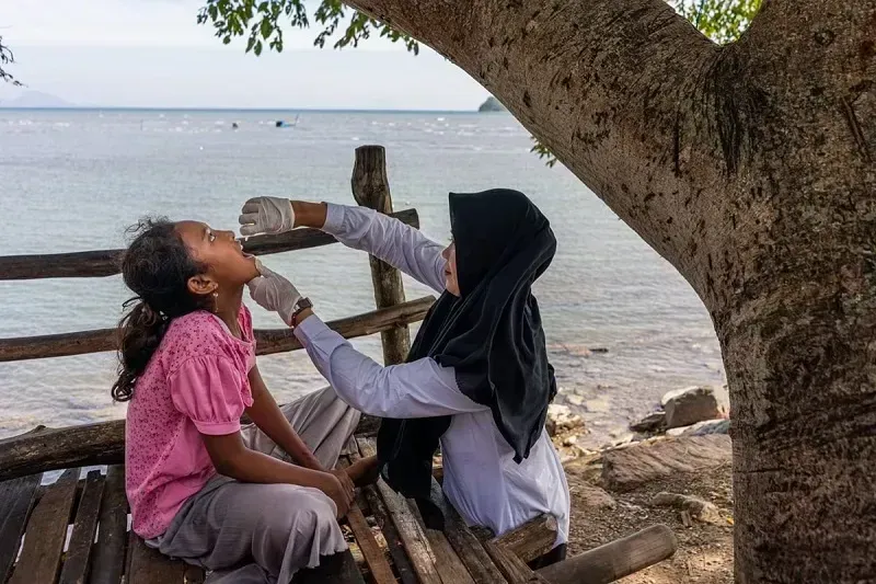 WHO tuyên bố chấm dứt đợt bùng phát virus gây bại liệt ở Indonesia WHO tuyên bố chấm dứt đợt bùng phát virus gây bại liệt ở Indonesia