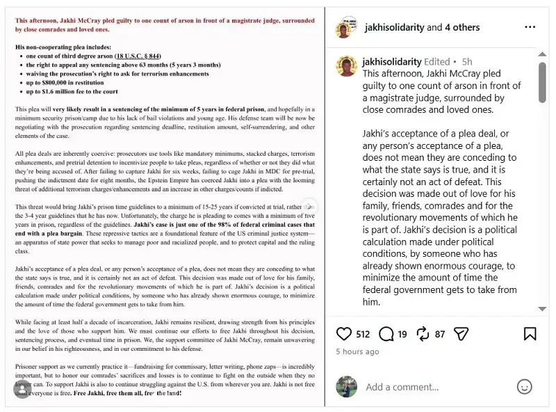 vu-11-xe-canh-sat-o-new-york-bi-hong-hoa-mot-nha-hoat-dong-nhan-toi-1.webp Vụ 11 xe cảnh sát ở New York bị phóng hoả, một nhà hoạt động nhận tội