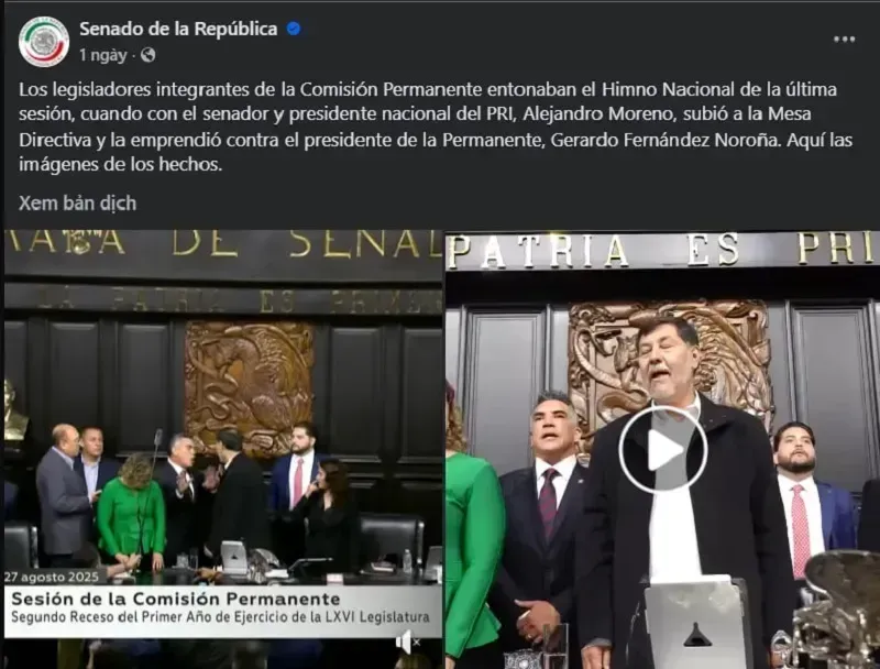 Thượng viện Mexico bất đồng quan điểm vì Hoa Kỳ can thiệp quân sự Thượng viện Mexico bất đồng quan điểm vì Hoa Kỳ can thiệp quân sự