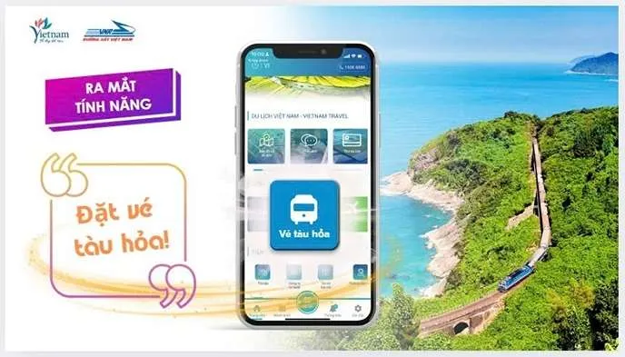 Khách du lịch Việt Nam có thể đặt vé tàu hỏa trực tuyến dịp lễ 2/9
