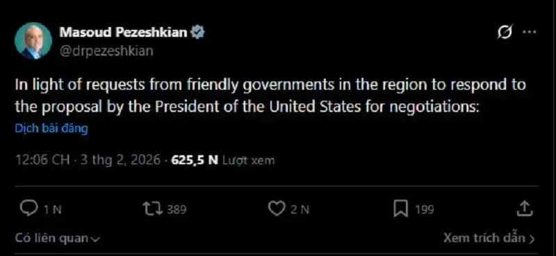 Iran t&igrave;m c&aacute;ch đ&agrave;m ph&aacute;n c&ugrave;ng Hoa Kỳ sau sự cố ở eo biển Hormuz