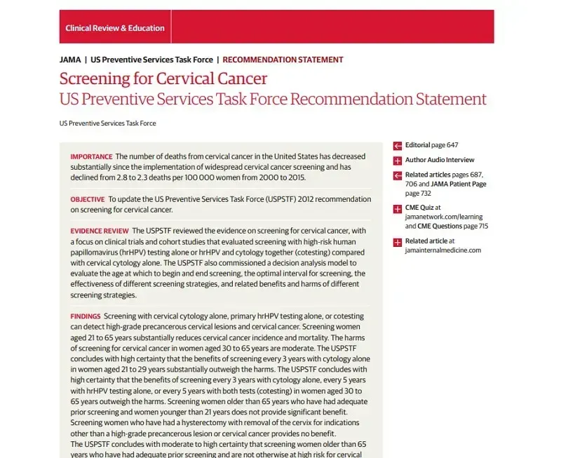 Hiệp hội Ung thư Hoa Kỳ khuyến khích phụ nữ nên tự xét nghiệm HPV