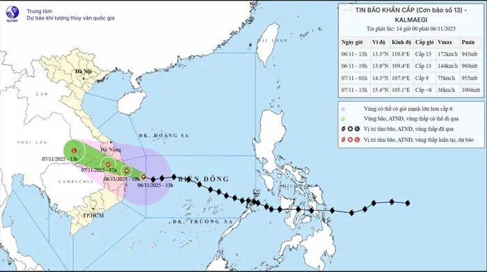 Việt Nam: 5 sân bay ở miền Trung ngưng hoạt động do bão Kalmaegi