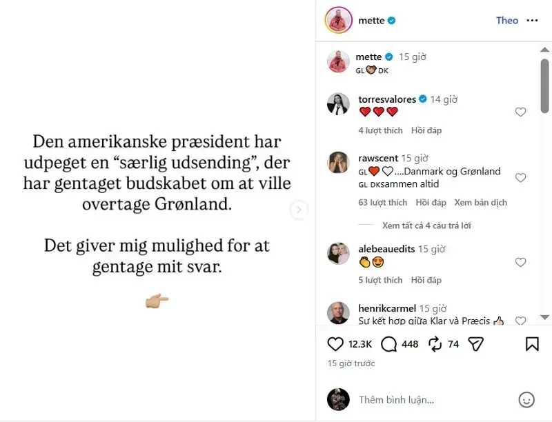 Trump bổ nhiệm đặc ph&aacute;i vi&ecirc;n phụ tr&aacute;ch Greenland, Đan Mạch phản đối