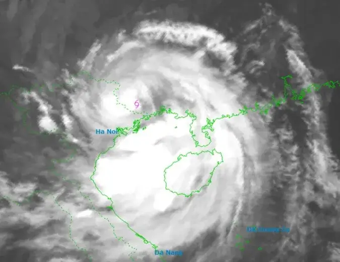 Miền Bắc Việt Nam sẽ mưa lớn do ảnh hưởng bão Matmo