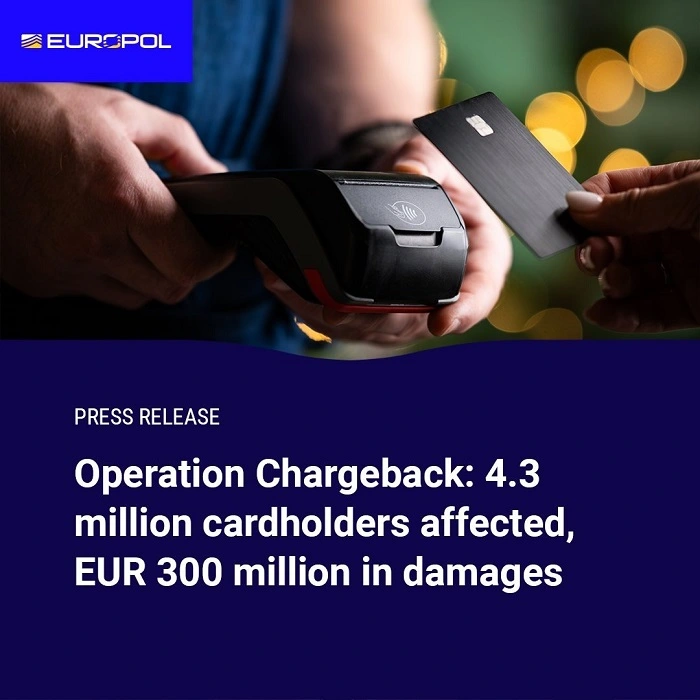 Europol đánh sập đế chế gian lận thẻ 300 triệu Euro Europol đánh sập đế chế gian lận thẻ 300 triệu Euro