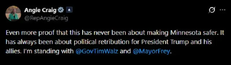Đảng D&acirc;n chủ bảo vệ Thống đốc Minnesota bị DOJ triệu tập