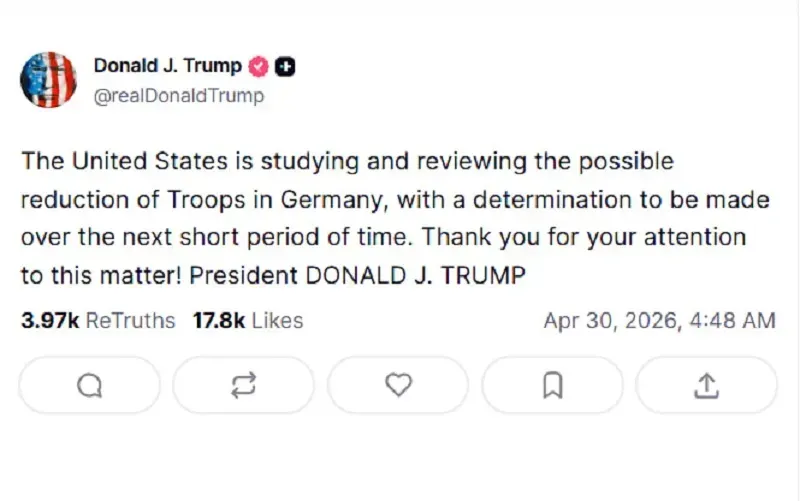 Trump c&acirc;n nhắc giảm binh sĩ Hoa Kỳ tại Đức giữa căng thẳng với NATO