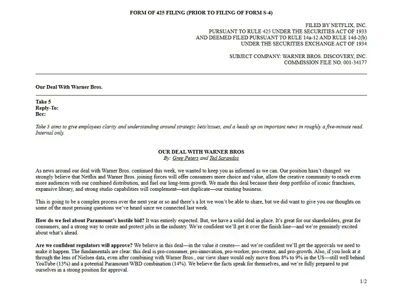 netflix-tran-an-hollywood-lien-quan-den-thuong-mai-mua-lai-wbd-1.webp Netflix trấn an Hollywood liên quan đến thương vụ mua lại WBD