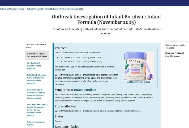 hoa-ky-hang-chuc-tre-so-sinh-bi-ngo-doc-vi-sua-bot-3.webp Hoa Kỳ: Hàng chục trẻ sơ sinh bị ngộ độc vì sữa bột