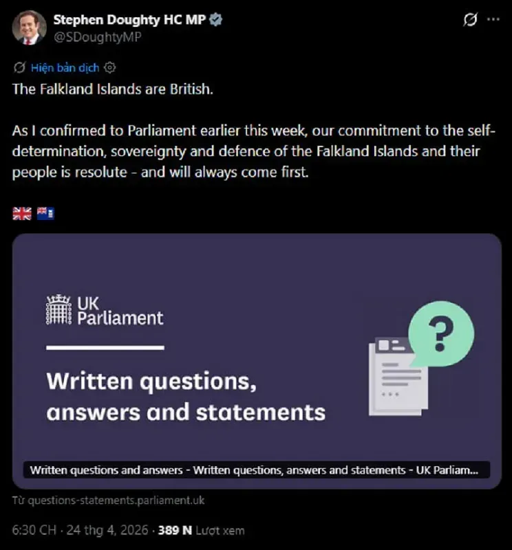 Hoa Kỳ d&ugrave;ng đảo Falkland g&acirc;y sức &eacute;p l&ecirc;n NATO v&agrave; Vương quốc Anh