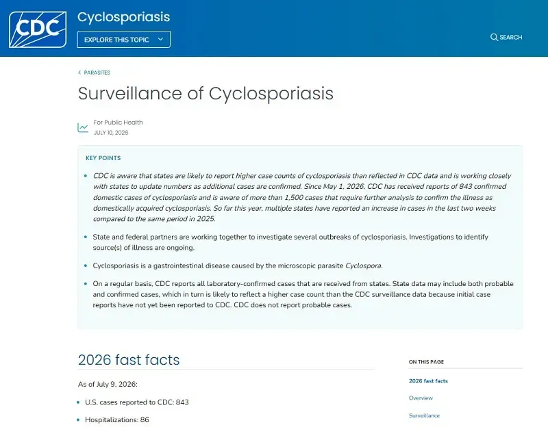 michigan-so-ca-mac-benh-cyclosporiasis-vuot-2600-ca-nghi-lien-quan-rau-salad-4.webp Michigan: Số ca mắc bệnh Cyclosporiasis vượt 2.600 ca, nghi liên quan rau salad