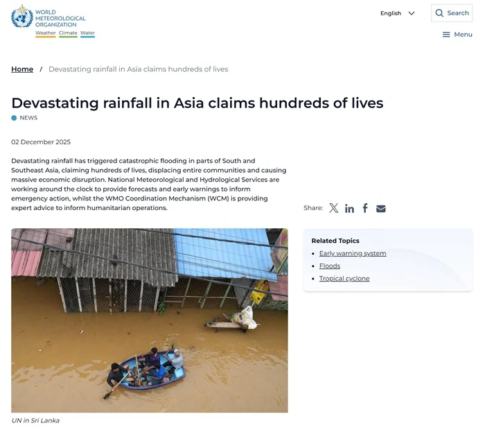 Hàng loạt quốc gia châu Á hứng chịu lũ lụt thảm khốc 