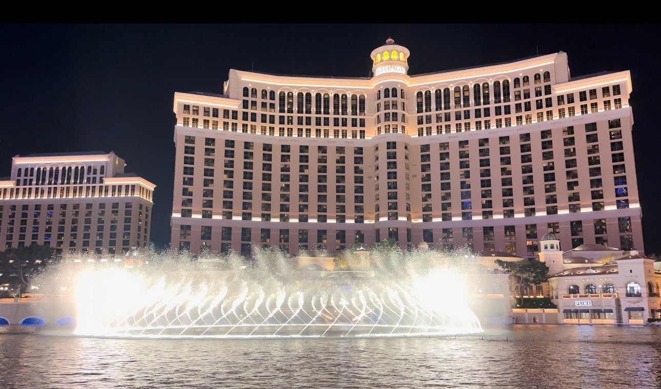 Nevada: Trình diễn nhạc nước độc đáo tại đài phun nước Bellagio, Las Vegas Nevada: Trình diễn nhạc nước độc đáo tại đài phun nước Bellagio, Las Vegas