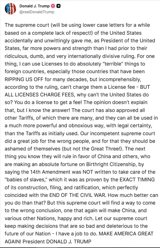 SCOTUS sẽ ph&aacute;n quyết chống lại Trump, c&oacute; lợi cho Trung Quốc?