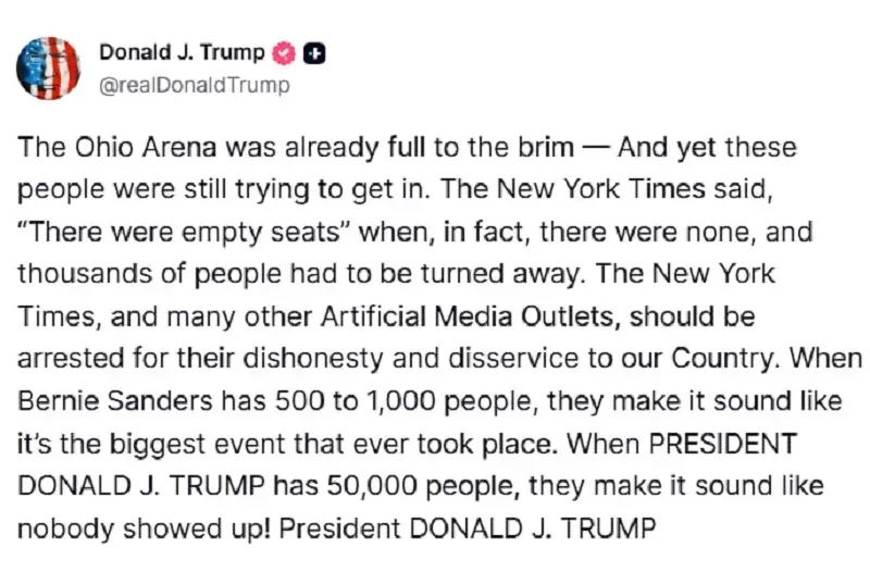 ong-trump-truyen-thong-dua-tin-sai-ve-cuoc-van-dong-tai-ohio-dang-bi-bat-giu-2.webp Ông Trump: Truyền thông đưa tin sai về cuộc vận động tại Ohio “đáng bị bắt giữ”