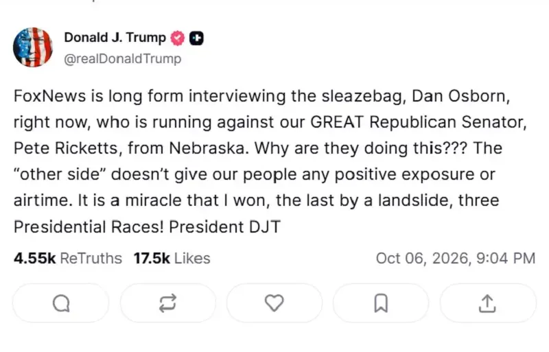 &Ocirc;ng Trump chỉ tr&iacute;ch Fox News v&igrave; &ldquo;ưu &aacute;i&rdquo; ứng vi&ecirc;n đảng D&acirc;n chủ v&agrave; độc lập
