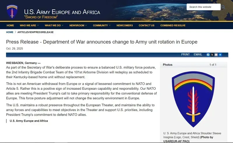 Hoa Kỳ rút quân khỏi châu Âu: NATO có lo ngại?