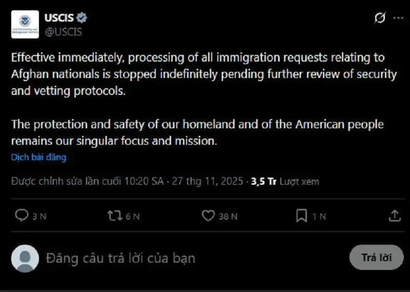 ong-trump-muon-xem-xet-lai-ho-so-tat-ca-nguoi-nhap-cu-afghanistan-2.webp Ông Trump muốn xem xét lại hồ sơ tất cả người nhập cư Afghanistan