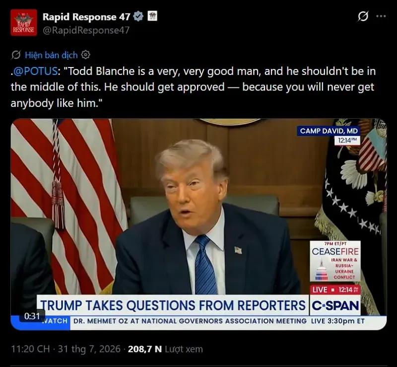 Ch&iacute;nh quyền Trump kh&aacute;ng c&aacute;o ph&aacute;n quyết b&aacute;c bỏ d&agrave;n xếp kiện vụ kiện IRS