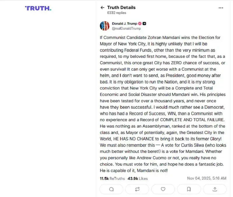 Texas sẽ áp thuế 100% lên người dân New York chuyển đến bang