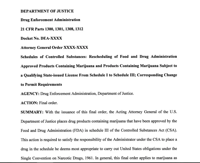Ch&iacute;nh quyền &ocirc;ng Trump nới lỏng hạn chế đối với một số sản phẩm cần sa
