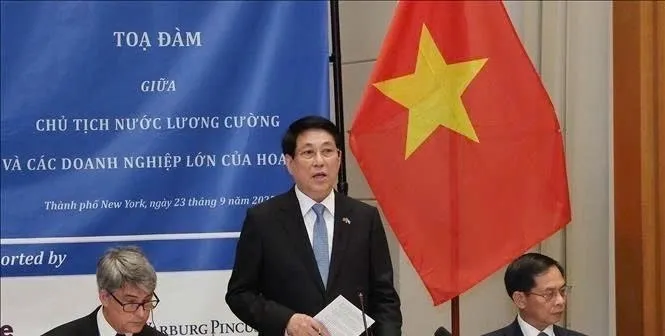 Chủ tịch nước Việt Nam đối thoại với các doanh nghiệp Hoa Kỳ