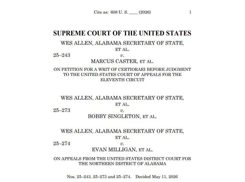 scotus-bat-den-xanh-de-alabama-ve-lai-ban-do-bau-cu-3.webp SCOTUS “bật đèn xanh” để Alabama vẽ lại bản đồ bầu cử