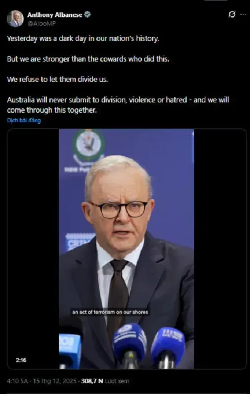 xa-sung-khien-it-nhat-11-nguoi-do-thai-tai-uc-thiet-mang-hoa-ky-len-an-1.webp Xả súng khiến ít nhất 11 người Do Thái tại Úc thiệt mạng, Hoa Kỳ lên án