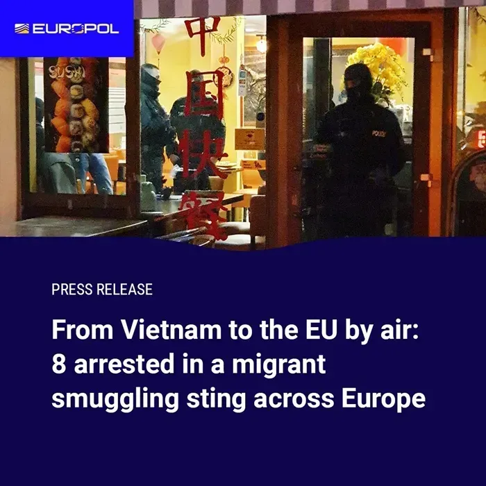 Ch&acirc;u &Acirc;u triệt ph&aacute; đường d&acirc;y bu&ocirc;n người từ Việt Nam sang Anh