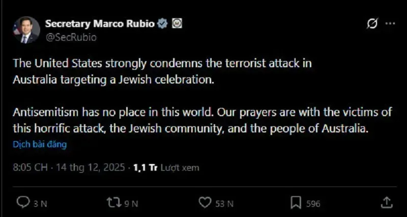 xa-sung-khien-it-nhat-11-nguoi-do-thai-tai-uc-thiet-mang-hoa-ky-len-an-3.webp Xả súng khiến ít nhất 11 người Do Thái tại Úc thiệt mạng, Hoa Kỳ lên án