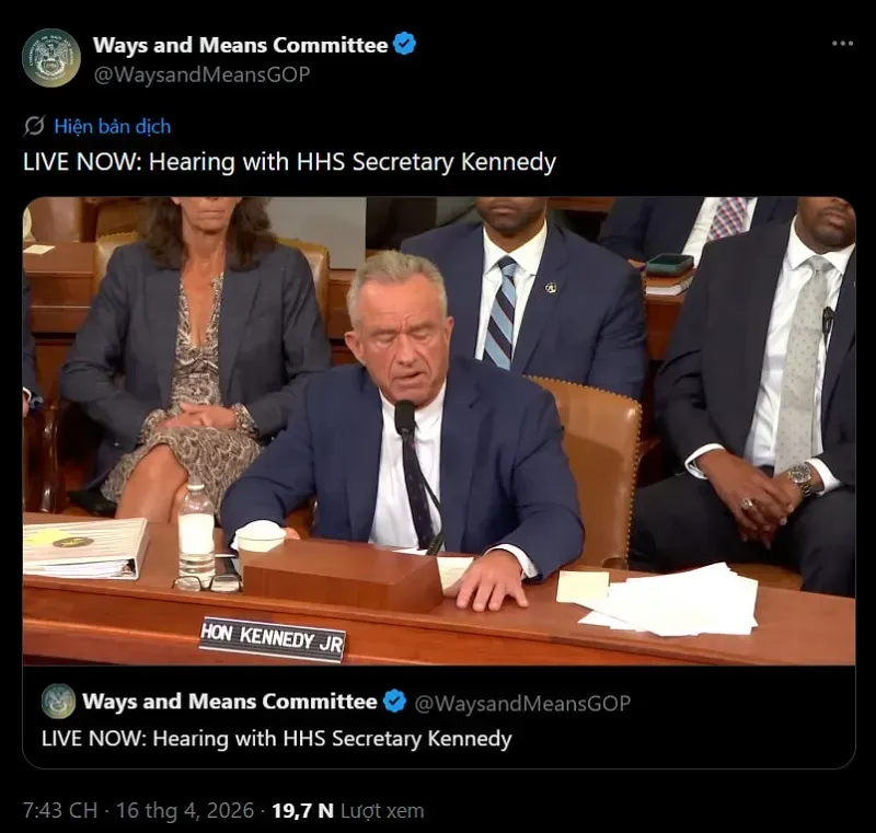 HHS bảo vệ kế hoạch cắt giảm 12% ng&acirc;n s&aacute;ch trước Quốc hội