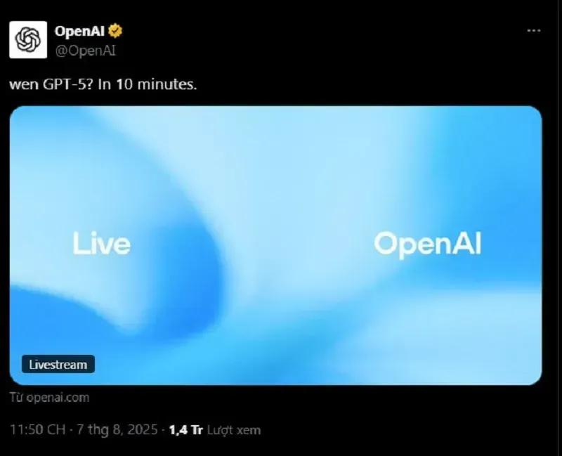 Mô hình trí tuệ nhân tạo GPT-5 do OpenAI công bố có gì nổi bật?