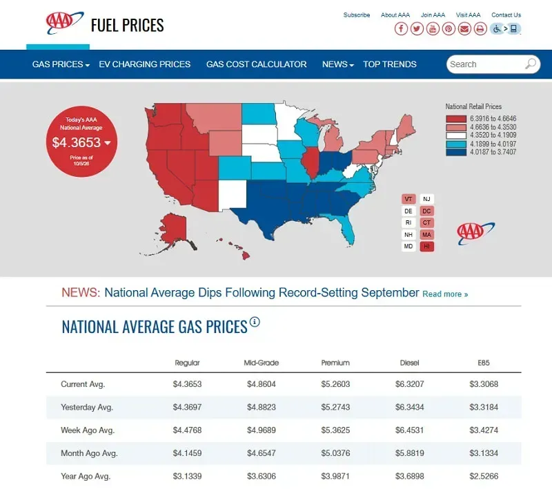 &Ocirc;ng Trump c&ocirc;ng bố biện ph&aacute;p giảm gi&aacute; dầu diesel tại Hoa Kỳ