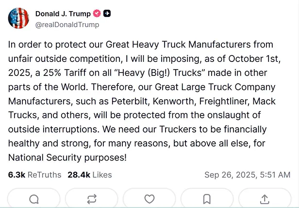 Trump áp thuế cao với dược phẩm, xe tải hạng nặng, đồ gia dụng