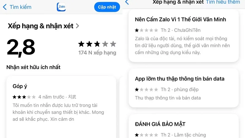 Bộ Công thương yêu cầu VNG giải trình về điều khoản mới trên Zalo Bộ Công thương yêu cầu VNG giải trình về điều khoản mới trên Zalo