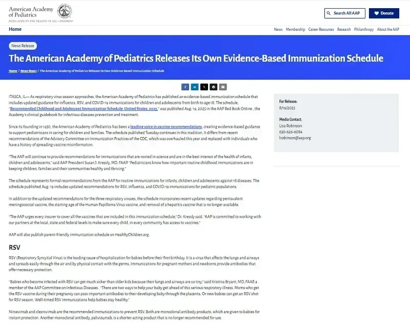 Khuyến cáo về vaccine COVID-19 cho trẻ: AAP và CDC bất đồng quan điểm