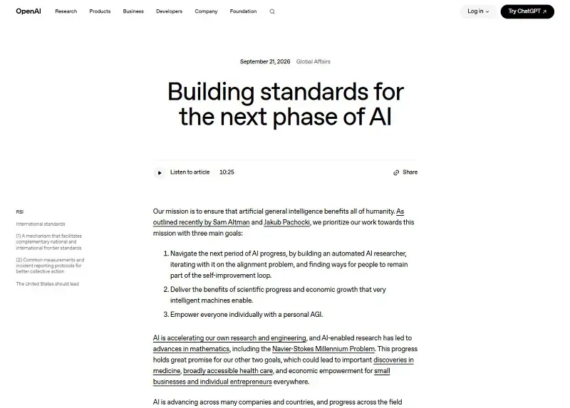 openai-de-xuat-thiet-lap-tieu-chuan-ai-toan-cau-canh-bao-rui-ro-tu-nang-cap-1.webp OpenAI đề xuất thiết lập tiêu chuẩn AI toàn cầu, cảnh báo rủi ro tự nâng cấp