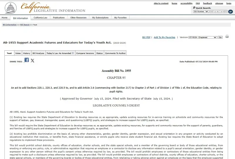 SCOTUS chặn đạo luật li&ecirc;n quan học sinh chuyển giới của California 
