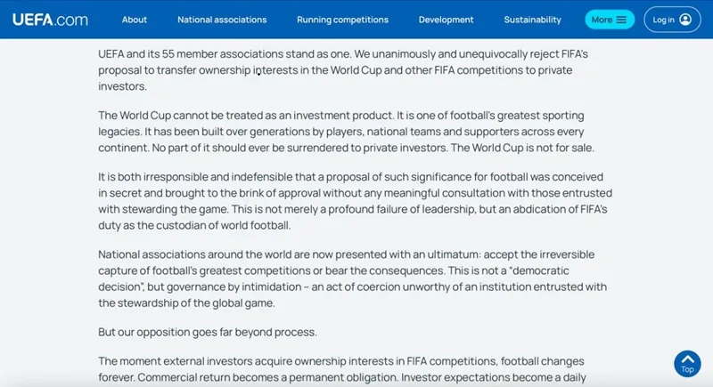 FIFA họp bất thường, &ocirc;ng Infantino đối mặt nguy cơ bị phế truất?