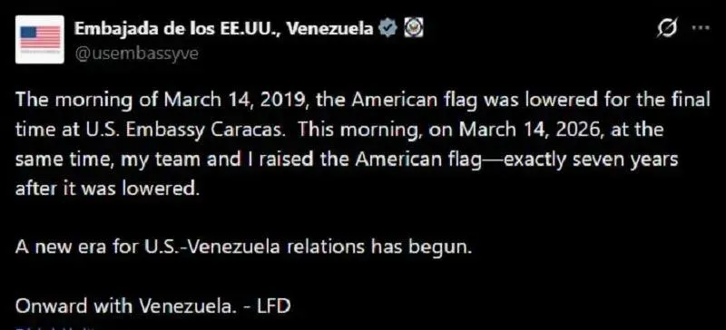 dai-su-quan-hoa-ky-tai-venezuela-treo-lai-co-sau-7-nam-gian-doan-quan-he-3_11zon.webp Đại sứ quán Hoa Kỳ tại Venezuela treo lại cờ sau 7 năm gián đoạn quan hệ
