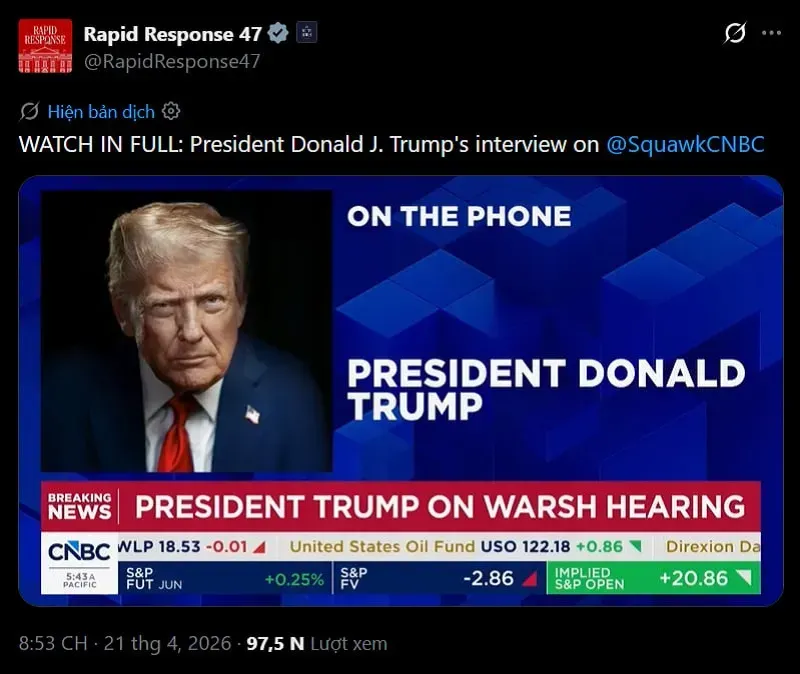 Trump n&oacute;i sẽ &ldquo;ghi nhớ&rdquo; c&aacute;c c&ocirc;ng ty kh&ocirc;ng y&ecirc;u cầu ho&agrave;n thuế quan